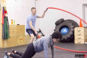 Burpees and Battle Ropes